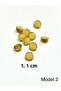 Blouse Button / Metallized Blouse Button / 2915 /10 Pieces Model 2 - 2