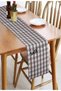 New Year's Elegant Plaid Gray Runner (45 X 140 Cm) - 3