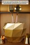 Countertop Spoon Holder Modern Countertop Spoon Holder Decorative Vertical Spoon Holder Gold Color Model 20 - 5