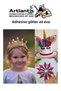 Adhesive Glitter Eva Red A4 20X30 5 Pieces 1 Pack Hobby Preschool Nursery Kindergarten Eva Adhesive - 4