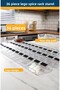Mienda Home 36 Pieces Clear Lego Stand - Spice Rack and Multi-Purpose Organizer-Organizer