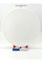 Porcelain 32 cm Cream Pizza Plate Single