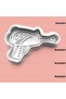Alien Figure Cookie Mold and Sugar Dough Mold Set of 4 - 3