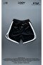 Black Basketball Training Stripe Detailed Athlete Men's Shorts