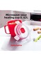 0.62L Microwave Leak Proof Soup Heating Cup with Lid - 13.5X11X11.5 cm - 3