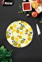Yellow Lemons |   Glass Cutting Board - Glass Cutting Board |   Diameter 32cm - 3
