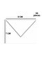 50 Pieces White Color Small Envelope 7x9