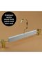 White Wood Look Pant and Skirt Hanger Special American Hook 24 Pieces