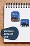 Travel Themed Sticker Set - 20 Piece Sticker Set - Phone, Tablet, Notebook and Laptop Compatible Stickers - 4