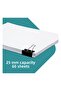 Steel Clamp Clip 25 Mm 12 Pieces 1 Pack Metal Latch Binder Clips Short 60 Sheets Capacity Very But - 3