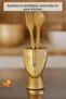 Countertop Spoon Holder Modern Countertop Spoon Holder Decorative Vertical Spoon Holder Gold Color Model 23 - 3