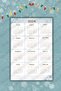 2024 Calendar New Year Themed New Year Agenda Laptop Tablet Phone Bullet Journal Sticker Label - 4
