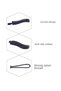 Drawstring Zipper Puller Set Black Color 100 Pieces Zipper Tip Coats Bags Luggage Compatible Accessory - 3