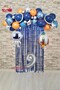 Space Concept Birthday Age Balloon with Astroket Balloon Chain Set Space Planet Birthday Party Ornament - 3