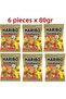 Haribo Golden Teddy Bear - 80g * 6 Pieces