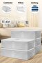 5 Pieces - Mega Size Storage Box with Gray Stripes on the Bottom 74 x 46 x 22 cm - 2