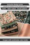 Set of 6 50x50 cm 100% Cotton Patchwork Fabric – For Sewing and Handicrafts