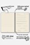 Today - Non-Crushable Silicone Spiral Daily Planner A5 – 100 Gr Ivory Paper - 7