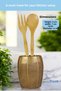 Countertop Spoon Holder Decorative Vertical Spoon Holder Cylinder Spoon Holder Antique Gold Color Model 13 - 2