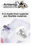 Staff Transparent Name Badge with Pin and Latch 25 Pcs Pvc Lapel Card Holder Identity Protection Bureau Office Ok - 3
