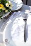 مجموعة من 6 شوك طعام فاخرة طراز لندن (ستانلس ستيل) - 3