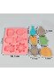 Chocolate New Year's Mold Chocolate Mold Cake Mold Sugar Paste Stone Powder Silicone Mold Gt1119 - 8