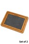 Stone Wooden Steak Board, 2 Pieces, Light Oak, Large Size 29 X 40cm, Birch, Steak Serving Board