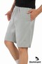 Men's Gray Sports Training Casual Pocket Shorts Dmn552369 - 3