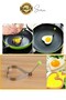 Stainless Metal Heart-Shaped Omelet Crepe Mold Special Model Long-Lasting Fireproof Non-Stick Portable - 3