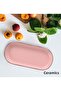 Matte Pink Cream Nile Green Noyan Boat Plate Edge Net 3 Colors 3 Pieces - 5