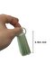 Pastel Green Metal Ring Labels 40 Pieces Mini Labels - 3