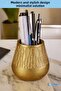 Pen Holder Desk Pen Holder Organizer Pen Holder Gold Color Model 3 - 4