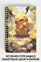 Pokemon Design A5 Spiral Hard Cover Notebook 120 Sheets