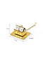 Gold Stainless Steel Tea Strainer with Home Design - 5