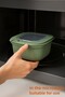 3-Piece Colorful Lockable Lid Storage Container Diffuse Microwave and Refrigerator Compatible Organizer - 3