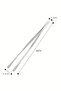 Masterchef Practical - 30 Cm Steel Tweezers Tongs, for Cooking and Turning - 4