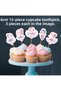 Ballerina Themed 26-Piece Giant Set Birthday Decoration Banner Cake Picks Cupcake Decoration - 5