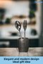 Countertop Cutlery Decorative Upright Cutlery Holder Cylinder Cutlery Holder Silver Antique Color Model 13 - 4
