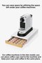Capsule Coffee Stand Compatible with Nespresso Original Capsule Sizes Coffee Organizer (White) - 4