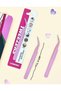 Sticker Tweezers Curved Tip Pink - Sticker - Washi Tape - Sticker - Bullet Journal - Notebook Decoration - 4