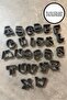 Alphabet - Letters Cookie Molds 25 Pieces - 2