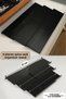 6 Pieces Drawer Spice Rack Organizer Stand Kitchen Cabinet Organizer (Black Color) Z305