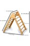 Oversized Climbing Triangle| Montessori Climbing Ladder| Oversized Climbing and Balance Toy - 8