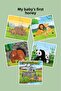 5 Pieces Wooden 4 Piece Puzzle Baby's First Set (Lion_Bear_Panda_Zebra_Gergeden)