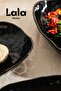 Belen Kayık Breakfast and Serving Set of 3 - (21X13 cm) Melamine Stylish and Multi-Purpose Plate - 4