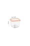 12-Piece Rosie Silicone Lid Square Food Storage Container Set 12X500 ml Vacuum Jar with Lid - 4