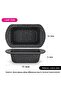 Loaf Pan 17.5x10.5cm, Carbon Steel Non Stick Coating 5.5cm Deep Loaf Pan Cake Mold - 3