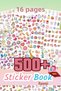 Sticker Set, 500 Pieces, 16 Pages Sticker Book, Agenda, Bullet Journal, Diary, Laptop, Phone