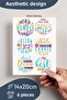 Motivational Themed Sticker Set - 6 Piece Sticker Set - Phone, Tablet, Notebook Laptop Compatible Sticker - 2