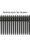 Plastic Ballpoint Pen 100Pcs Ball Pen Writing Blue Color Must Flip - 3